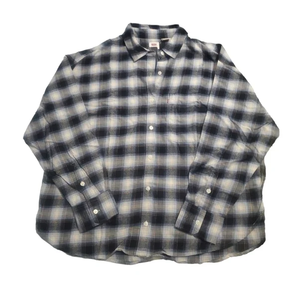 New Levi's Henri Flannel Women's Plaid XL - Picture 2 of 5